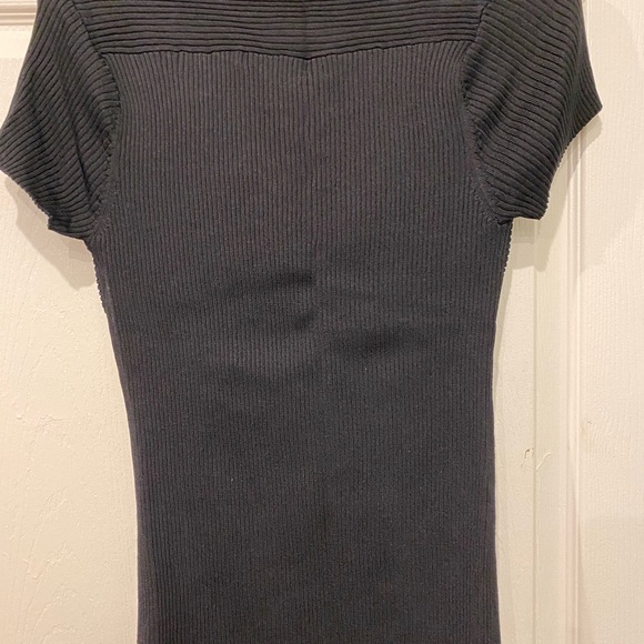 EUC Evie Women's Black Knotted Top - Picture 2 of 4
